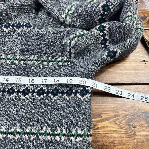 American Eagle Henley Sweater Mens Size Medium Athletic Fit Rabbit Hair Blend - Picture 6 of 9